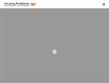Tablet Screenshot of housingassistance.com